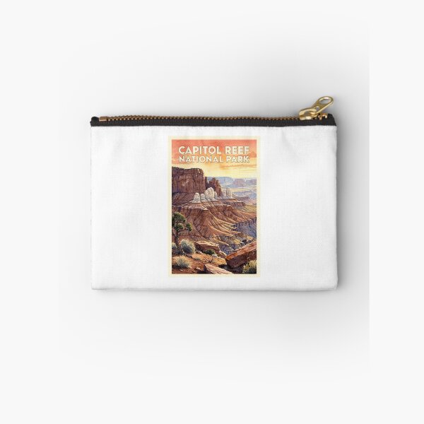 Item preview, Capitol Reef National Park Utah Vintage Watercolor Travel designed and sold by Teelogic.