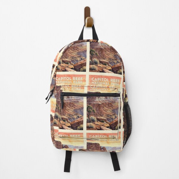 Item preview, Capitol Reef National Park Utah Vintage Watercolor Travel designed and sold by Teelogic.
