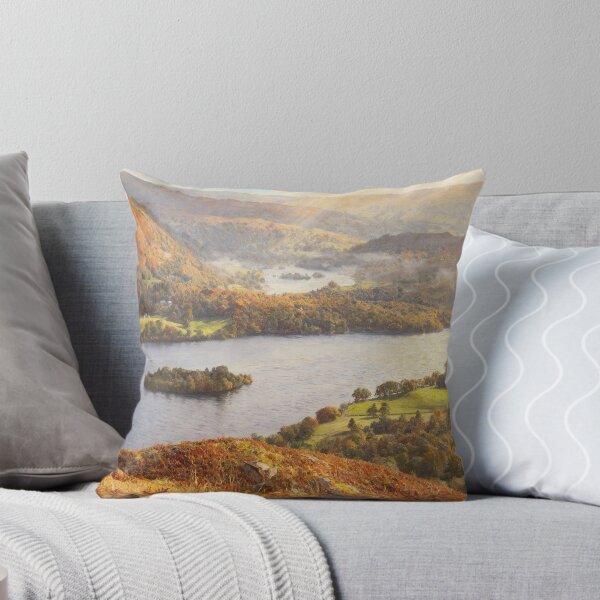 Artikelvorschau, Grasmere Lake District – Herbstlandschaft als Kunstdruck – Wandbild aus der Lake District – A3, A4, A5 entworfen und verkauft von QuietCanvasArtworks.
