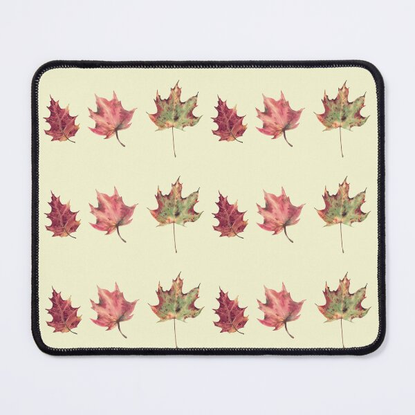 Item preview, Autumn maple, sycamore leaves green, yellow, red and golden coloured. Watercolor designed and sold by BartolArt.