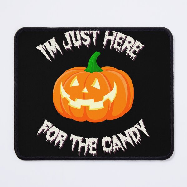 Item preview, I'm just here for the candy scary funny unisex halloween design designed and sold by Logiprint.