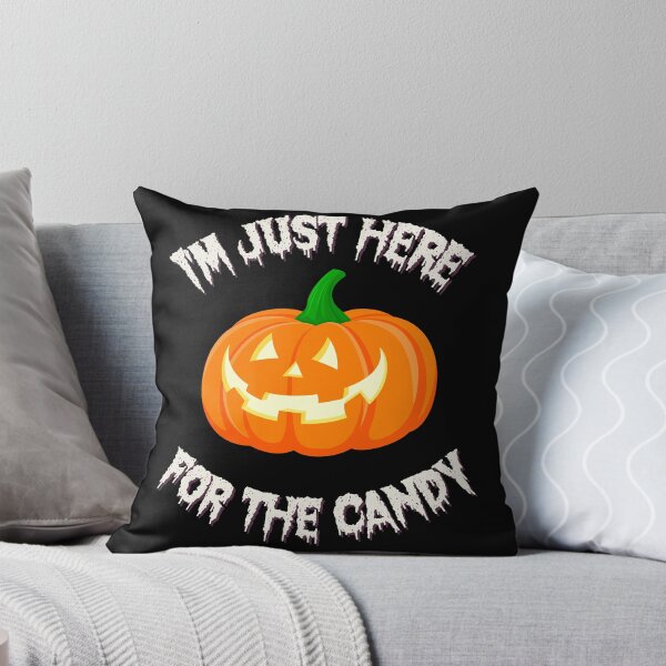 Item preview, I'm just here for the candy scary funny unisex halloween design designed and sold by Logiprint.
