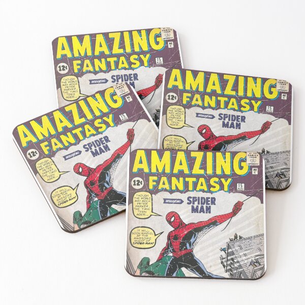 Item preview, Marvel Spiderman Comics Comic Book Original Custom Vintage Movie Poster Art designed and sold by Cool Robot Bro..