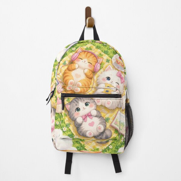 Item preview, Whimsical Kawaii Cats Picnic designed and sold by Pure Craft.