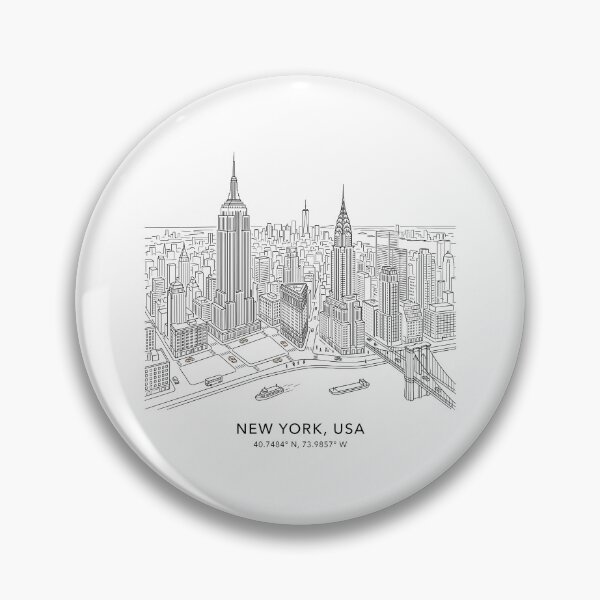 Item preview, New York City Line Art designed and sold by OzzFrequency.