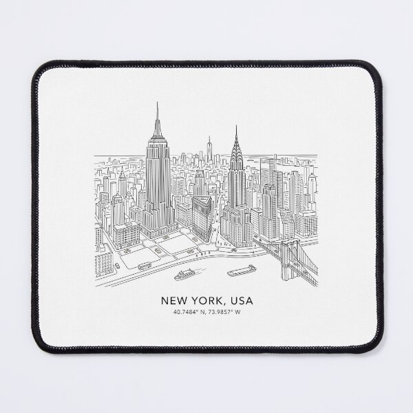 Item preview, New York City Line Art designed and sold by OzzFrequency.