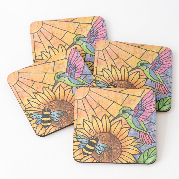Item preview, Humming Bird, Bee, Sunflower, Sun designed and sold by Aslan Heart Studio.