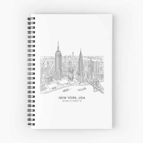 Item preview, New York City Line Art designed and sold by OzzFrequency.