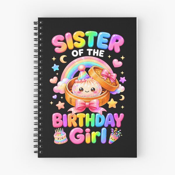 Item preview, Sister Of The Birthday Girl Kawaii Dumpling Squishy Family designed and sold by Chromatic-Cubes.