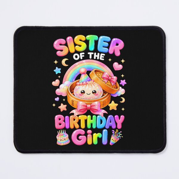 Item preview, Sister Of The Birthday Girl Kawaii Dumpling Squishy Family designed and sold by Chromatic-Cubes.