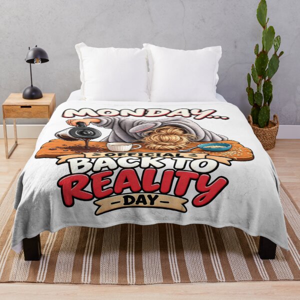 Item preview, Monday Official Back to Reality Day designed and sold by PRINTIONAL.