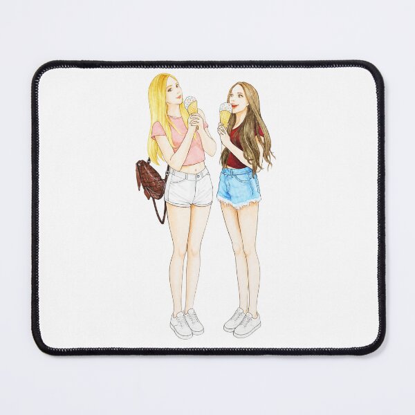 Item preview, Summer Scoops & Best Friends – Ice Cream Girls Illustration designed and sold by kitastylish.