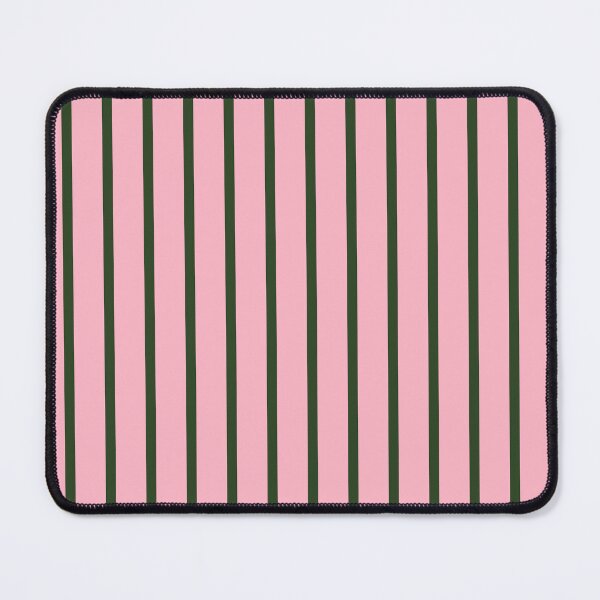 Item preview, Pastel Pink and Forest Green Vertical Stripes Minimalist Aesthetic Pattern | Preppy Coquette Stripes Pattern in Deep Forest and Bubblegum Pink | Vertical Stripes in Deep Green and Rose designed and sold by VivaFy.