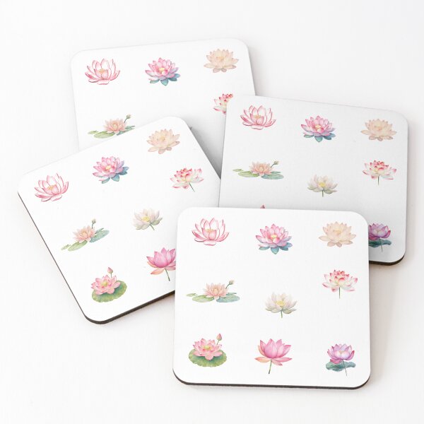 Artikelvorschau, Aquarell-Lotusblumen entworfen und verkauft von silviaol.