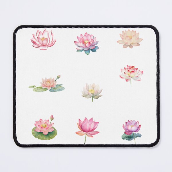 Item preview, Watercolor Lotus Flowers  designed and sold by silviaol.