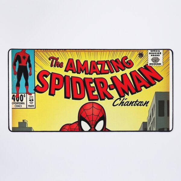 Item preview, Marvel Spiderman Comics Comic Book Original Custom Vintage Movie Poster Art designed and sold by Cool Robot Bro..