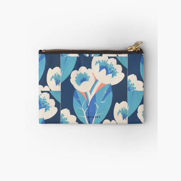 Item preview, Bold Cobalt Blue & Cream Floral Art - Modern Vintage Botanical Prin designed and sold by ORIGINS LINES.
