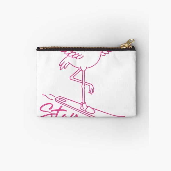 Item preview, Stay Balanced Flamingo Ski Design designed and sold by NullSpacePrints.