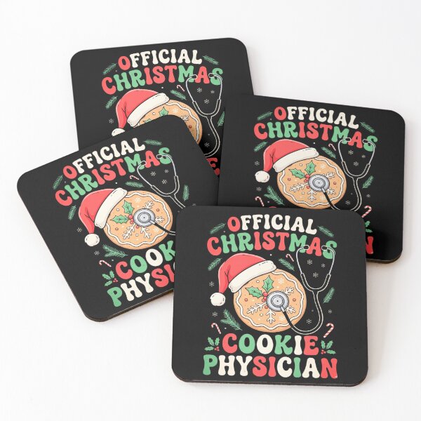 Item preview, Official Christmas Cookie Physician Nurse Doctor Stethoscope Holiday Design designed and sold by 519xdesign.