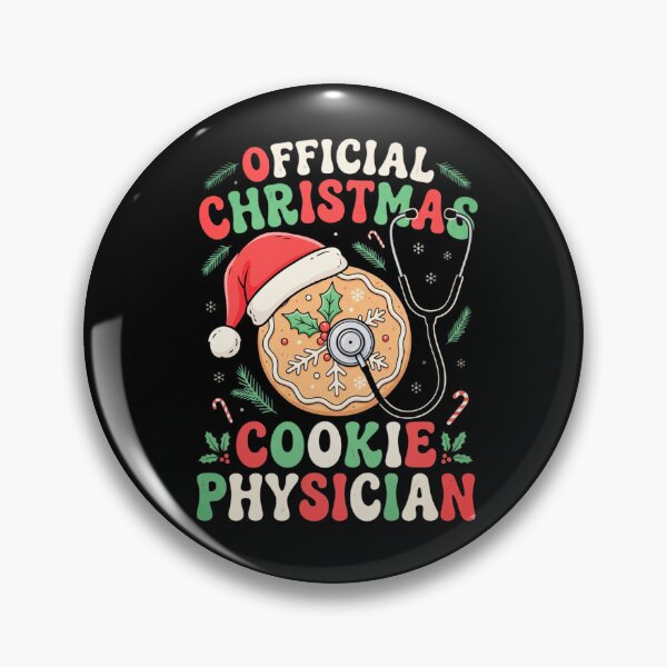 Item preview, Official Christmas Cookie Physician Nurse Doctor Stethoscope Holiday Design designed and sold by 519xdesign.