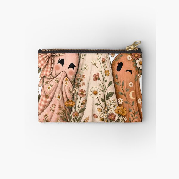Item preview, Floral Ghost Trio – Cottagecore Halloween Wildflowers designed and sold by PNGberry.