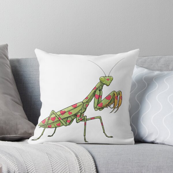 Item preview, Cute Heart Covered Praying Mantis Love Insect designed and sold by Snifferius.