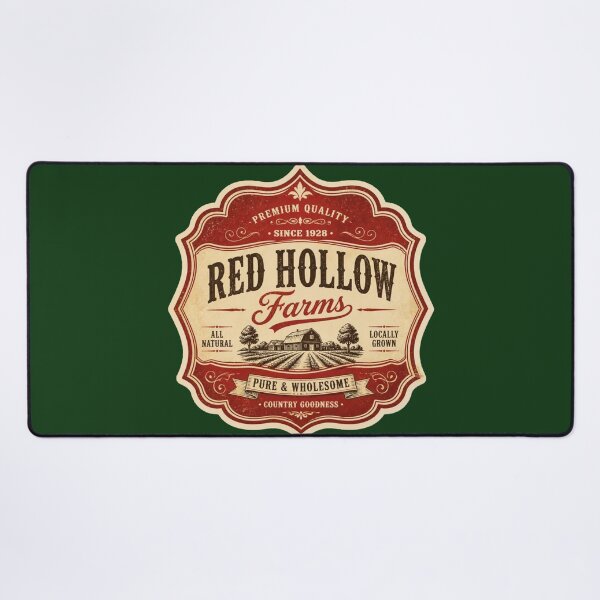 Item preview, Red Hollow Farms Vintage Label designed and sold by MargaretPolanco.
