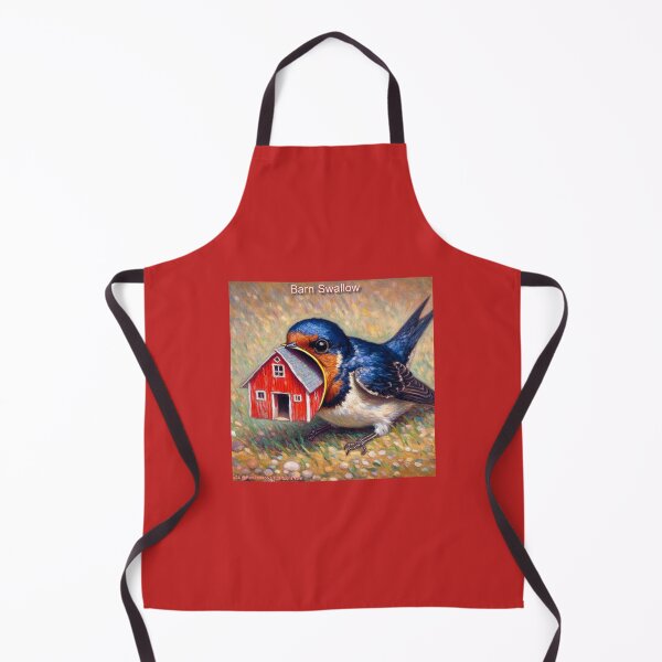 Item preview,  Barn Swallow Bird Carrying a Barn | Funny Farm Animal Art by Rick London designed and sold by Rick London Gifts.