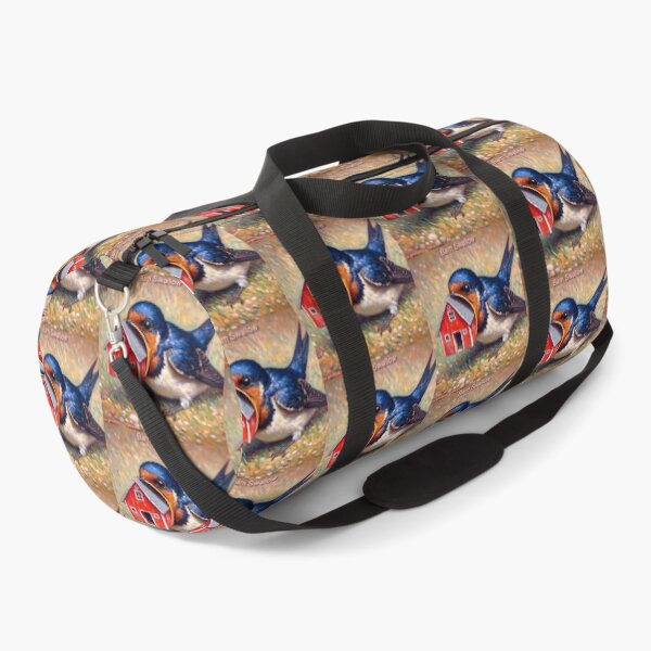 Item preview,  Barn Swallow Bird Carrying a Barn | Funny Farm Animal Art by Rick London designed and sold by Rick London Gifts.