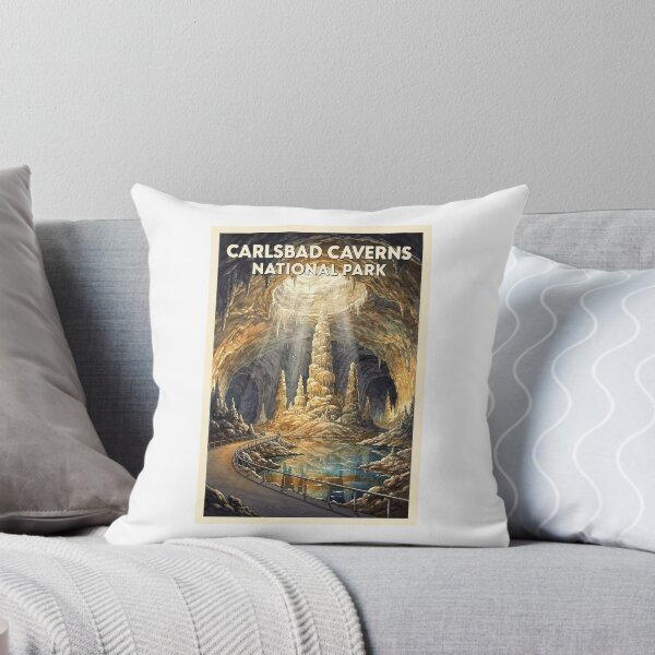 Item preview, Carlsbad Caverns National Park New Mexico Vintage Watercolor Travel designed and sold by Teelogic.