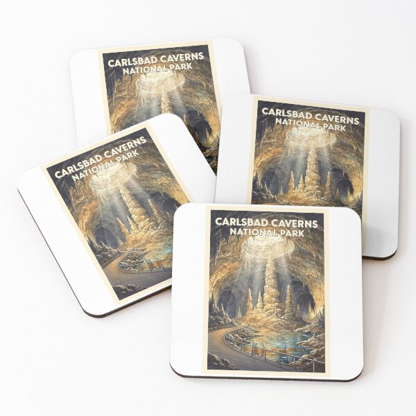Item preview, Carlsbad Caverns National Park New Mexico Vintage Watercolor Travel designed and sold by Teelogic.