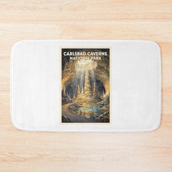 Item preview, Carlsbad Caverns National Park New Mexico Vintage Watercolor Travel designed and sold by Teelogic.