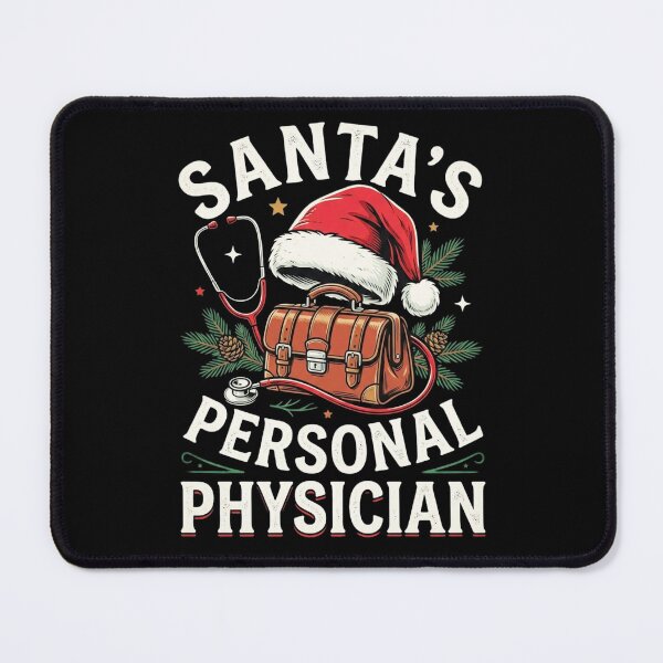 Item preview, Santas Personal Physician Nurse Doctor Medical Bag Holiday Design designed and sold by 519xdesign.