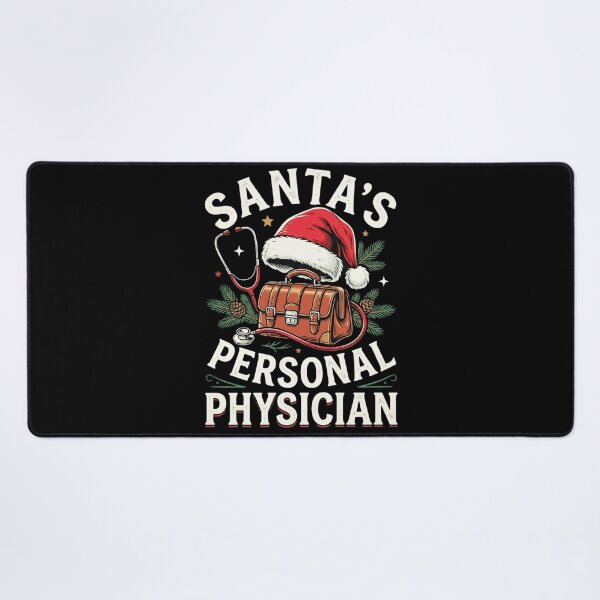 Item preview, Santas Personal Physician Nurse Doctor Medical Bag Holiday Design designed and sold by 519xdesign.