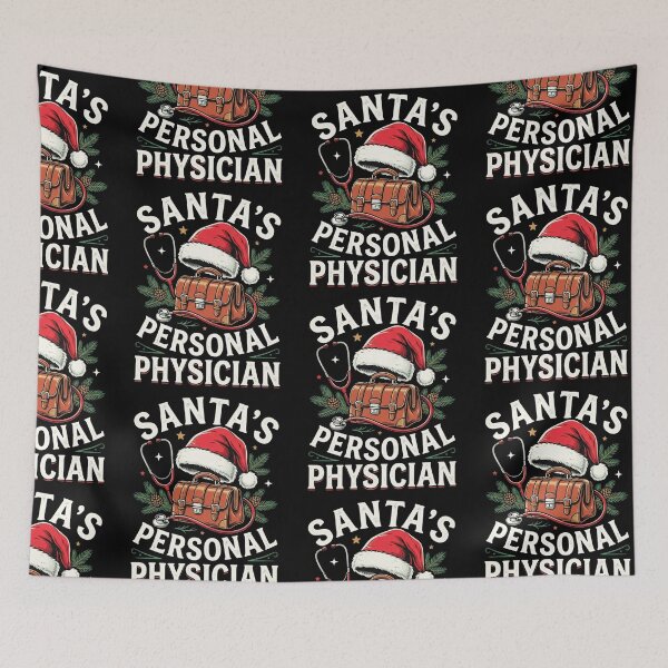 Item preview, Santas Personal Physician Nurse Doctor Medical Bag Holiday Design designed and sold by 519xdesign.