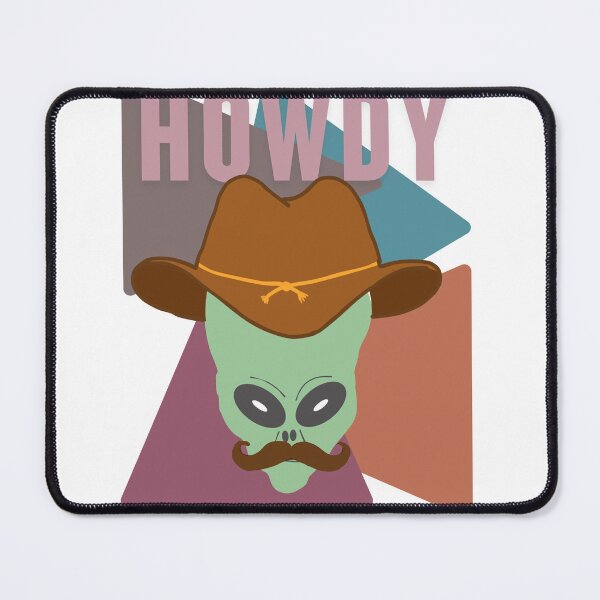 Item preview, Alien wearing a cowboy hat designed and sold by TaraPen.
