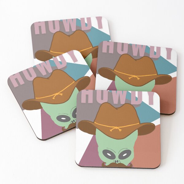 Item preview, Alien wearing a cowboy hat designed and sold by TaraPen.