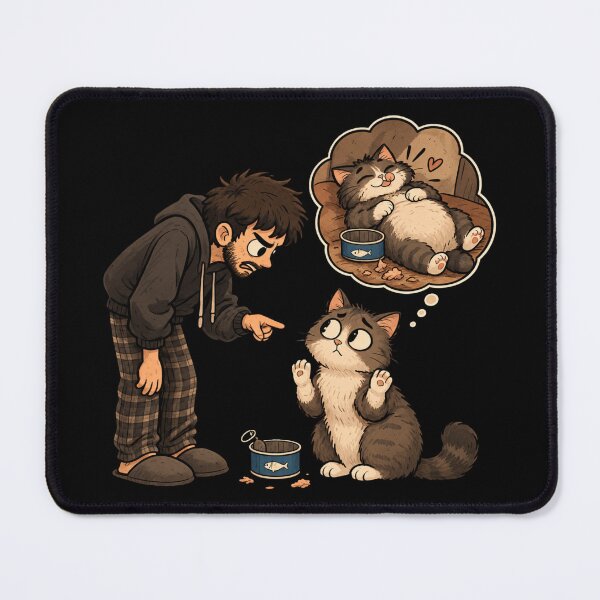 Item preview, Guilty Cat – Funny Tuna Thief Cat Humor designed and sold by Jollivane Studio.