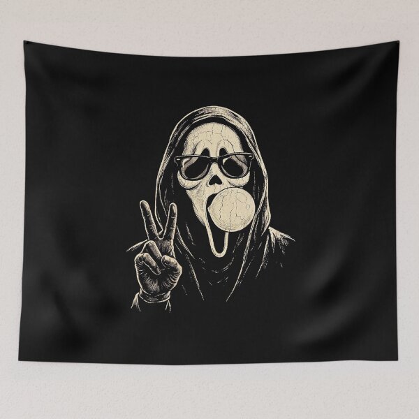 Item preview, Ghostface - Retro Scream Bubblegum Swagger designed and sold by MerchViz.