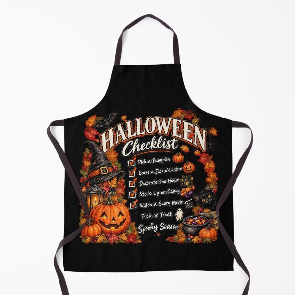 Item preview, Halloween Checklist – Vintage Spooky Season designed and sold by Scarlett-Goods.