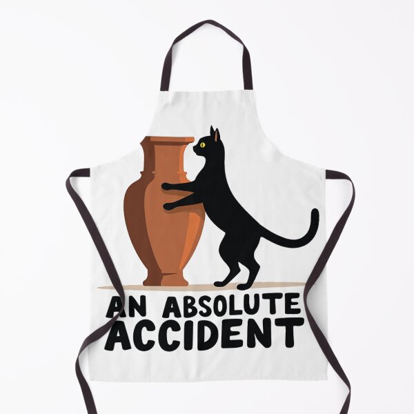 Item preview, An Absolute Accident cat tipping a vase designed and sold by Prints by Mat.