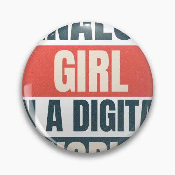 Artikelvorschau, Analog Girl entworfen und verkauft von RiotGrrlGoods.