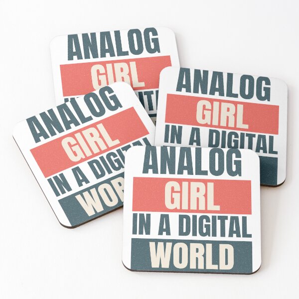 Artikelvorschau, Analog Girl entworfen und verkauft von RiotGrrlGoods.
