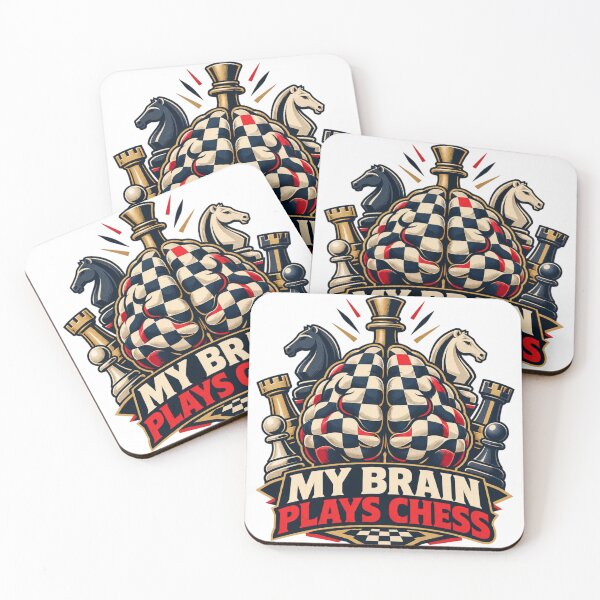 Item preview, My Brain Plays Chess – Funny Chess Strategy Humor Design designed and sold by Print-Mingle01.