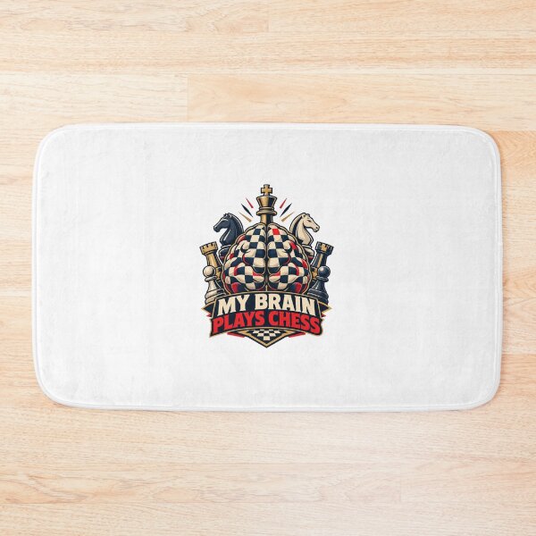 Item preview, My Brain Plays Chess – Funny Chess Strategy Humor Design designed and sold by Print-Mingle01.