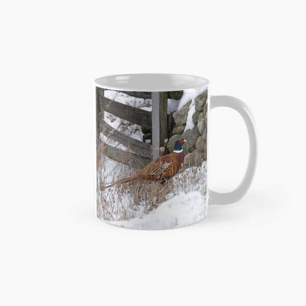 Item preview, Pheasant in Winter Snow designed and sold by Maria Dryfhout.