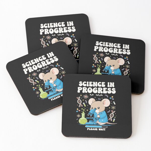 Item preview, science in progress lab bunny chemistry illustration for kids designed and sold by DariaOltes.
