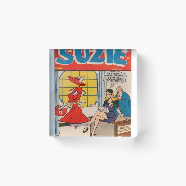 Item preview, MLJ Magazine Suzie Vintage Comic Book Original Custom Poster Art designed and sold by Cool Robot Bro..