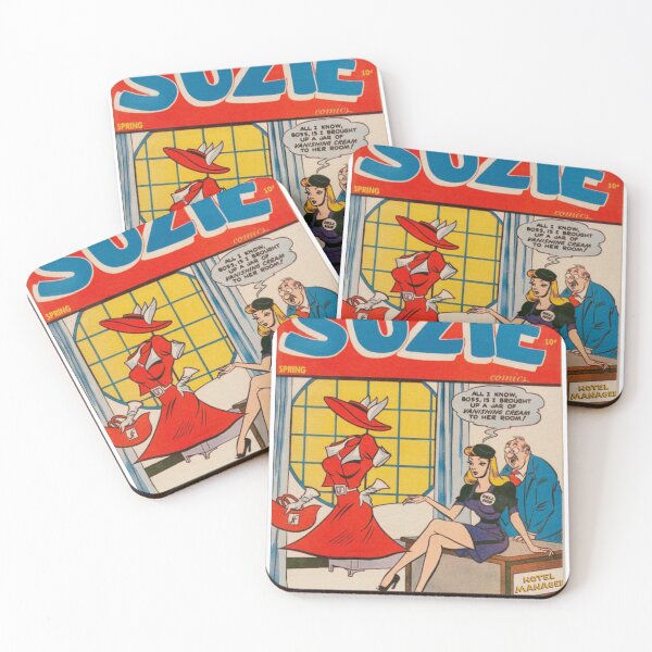 Item preview, MLJ Magazine Suzie Vintage Comic Book Original Custom Poster Art designed and sold by Cool Robot Bro..