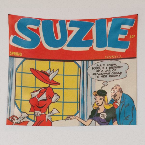 Item preview, MLJ Magazine Suzie Vintage Comic Book Original Custom Poster Art designed and sold by Cool Robot Bro..